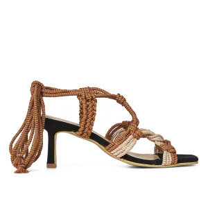 Sandal with heel