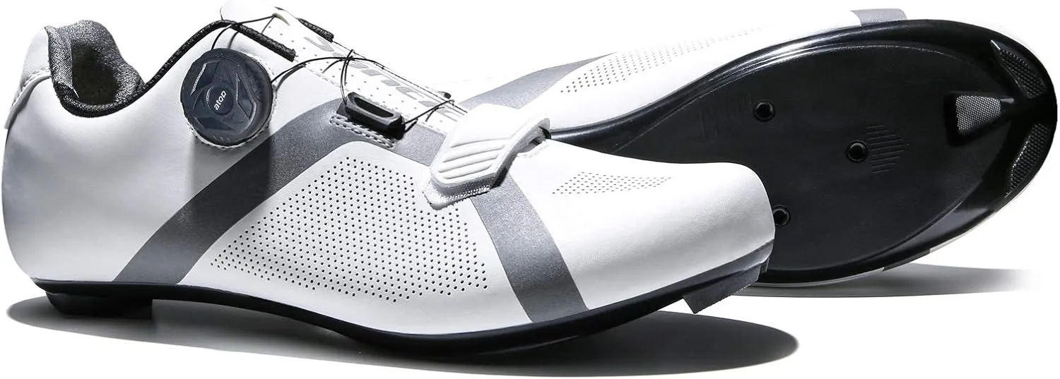 Santic Unisex Cycling Shoes Bike Shoes Indoor Cycling Shoe Suitable for Look Delta & Peleton