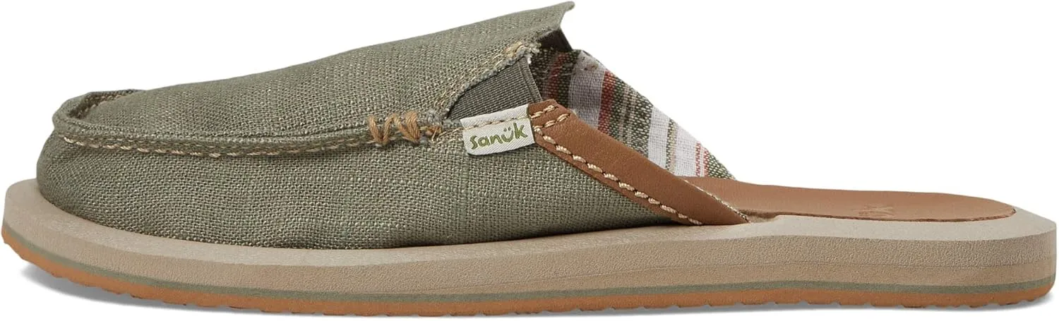 Sanuk Womens You Got My Back ST Blanket | Womens Shoes | Slip On Shoes for Women | Women's Slip-on Loafers | Memory Foam Footbed