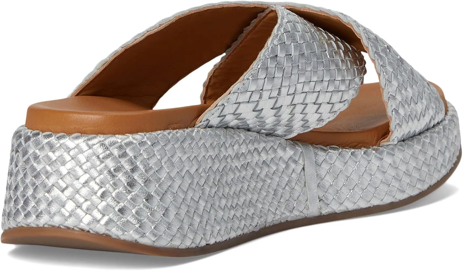 Seychelles Women's Key West Metallic Leather Wedge Sandal