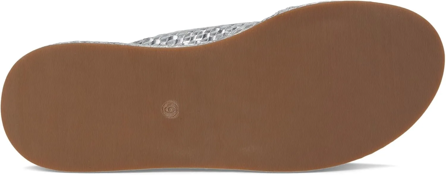 Seychelles Women's Key West Metallic Leather Wedge Sandal