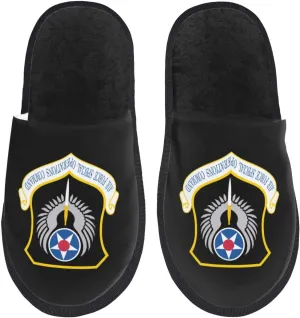 Shield Of The United States Air Force Special Operations Command Slippers For Women Men Cozy Indoor And Outdoor Slip On Slippers Fuzzy House Shoes