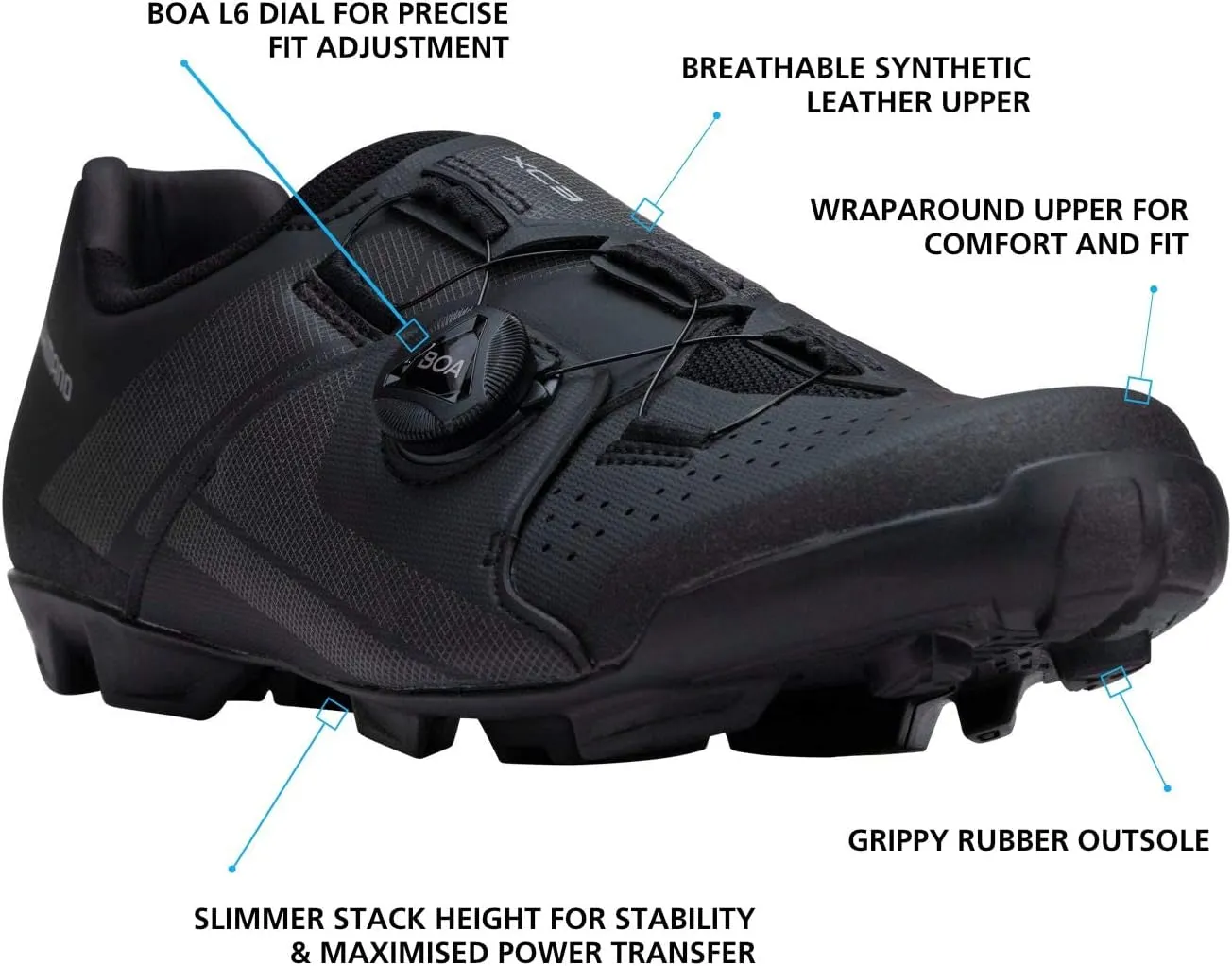 SHIMANO SH-XC300 High Value XC Mountain Bike Shoe