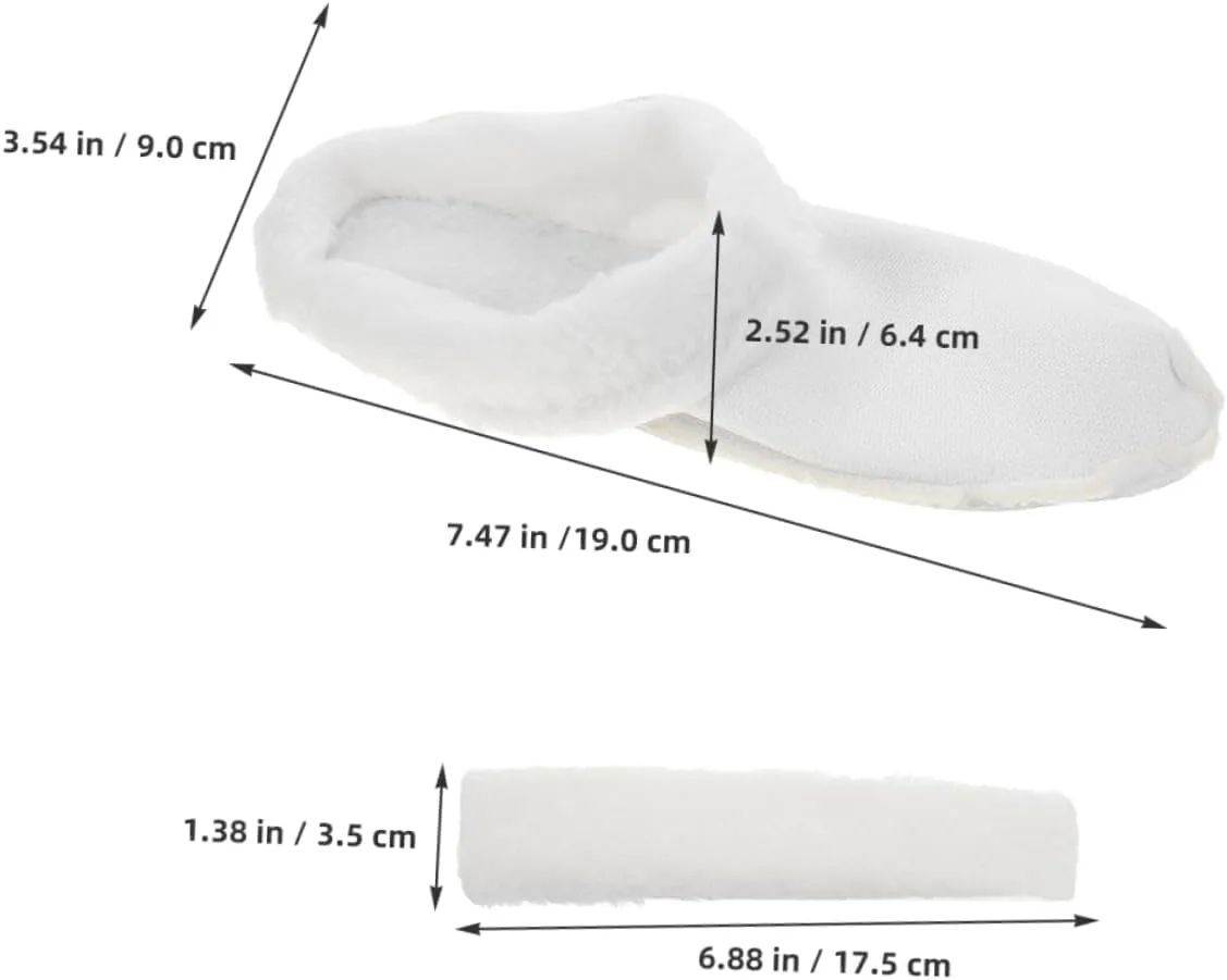 Shoe Insoles Plush Inserts Replacement Washable Inner Sole Warm Cozy Fluffy Inserts for Winter Boot Sleeve Inner Shoes Liner Insert