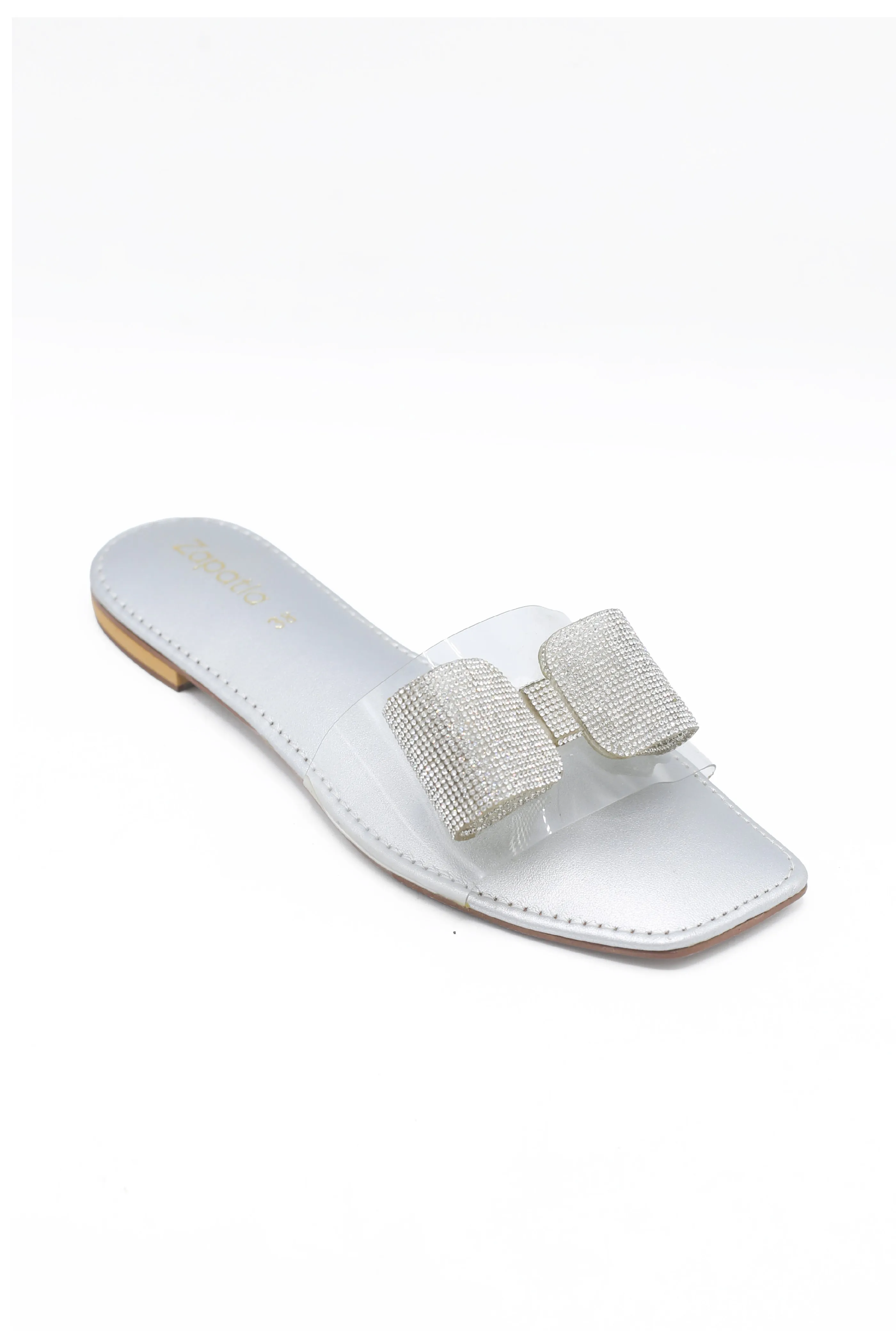 Silver Women Slipper WC77