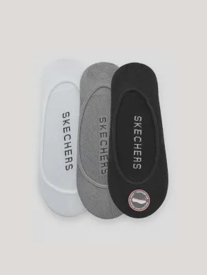 SKECHERS 3PK WOMENS NON TERRY MICROFIBER SUPERLOW LINER