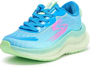 Skechers Girl's Max Cushioning Ascend-Aura Sneaker