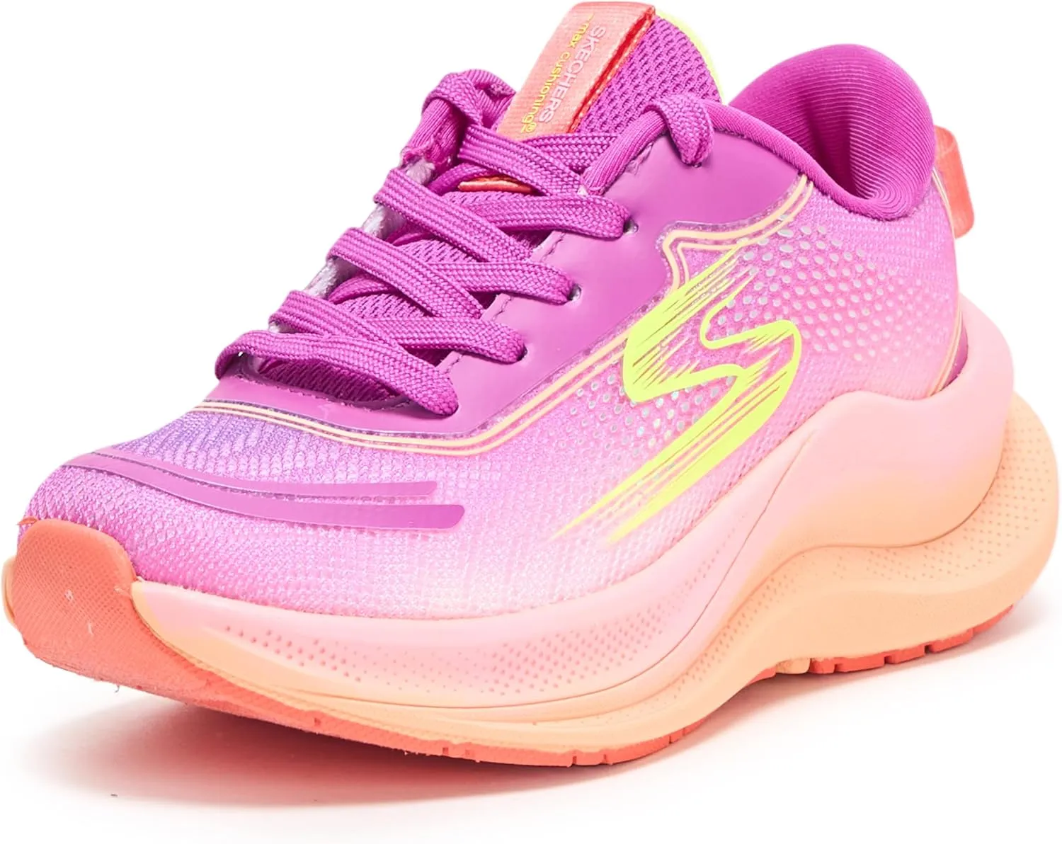 Skechers Girl's Max Cushioning Ascend-Aura Sneaker