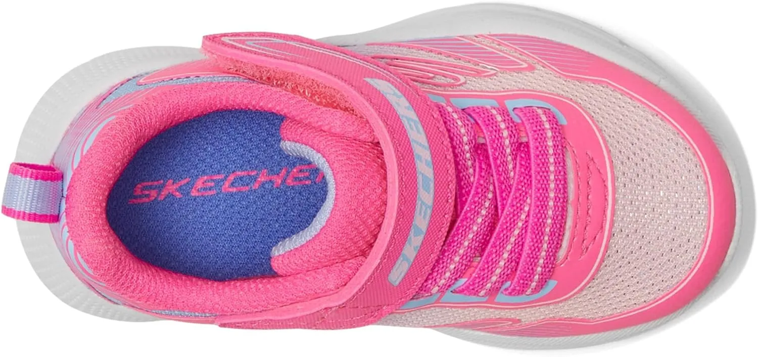 Skechers Girl's Microspec Advance-Oasis Poi Sneaker