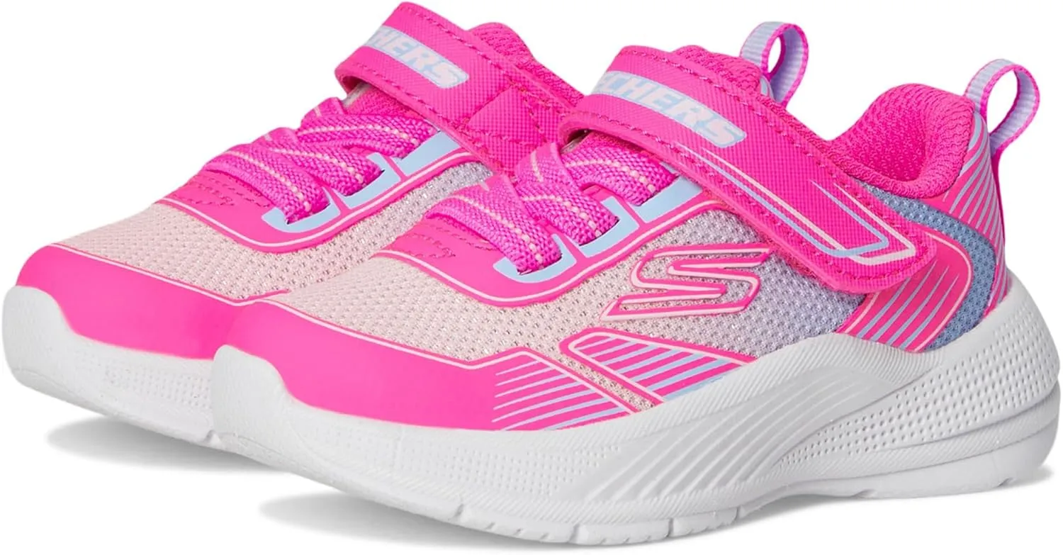 Skechers Girl's Microspec Advance-Oasis Poi Sneaker