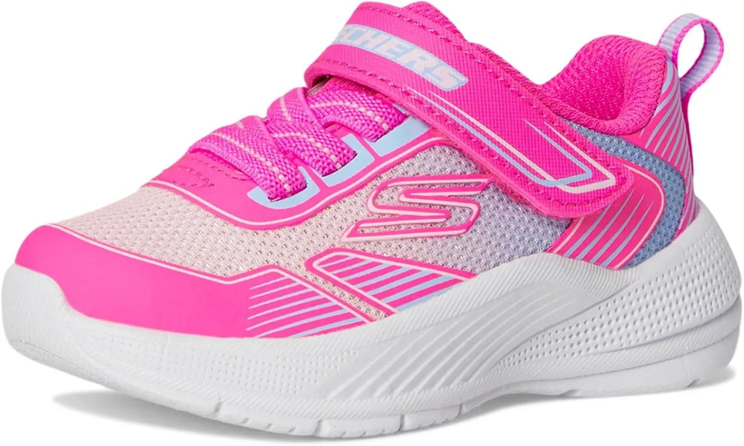 Skechers Girl's Microspec Advance-Oasis Poi Sneaker