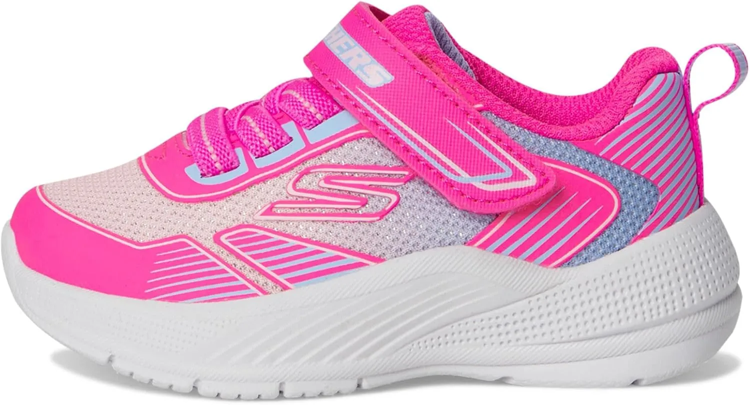 Skechers Girl's Microspec Advance-Oasis Poi Sneaker