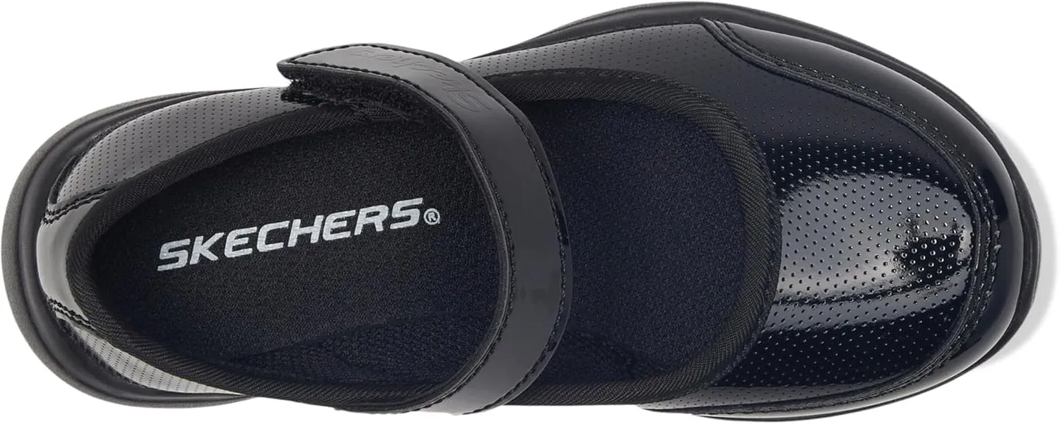 SKECHERS Girl's Microstrides-Old Schooled Sneaker