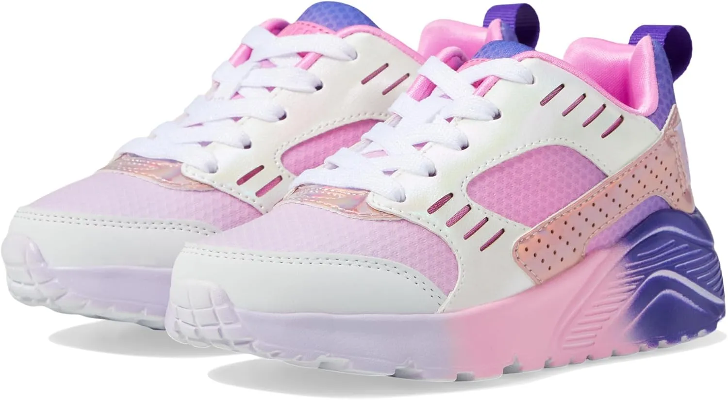 Skechers Girls' UNO LITE - ELECTRIC OMBRE