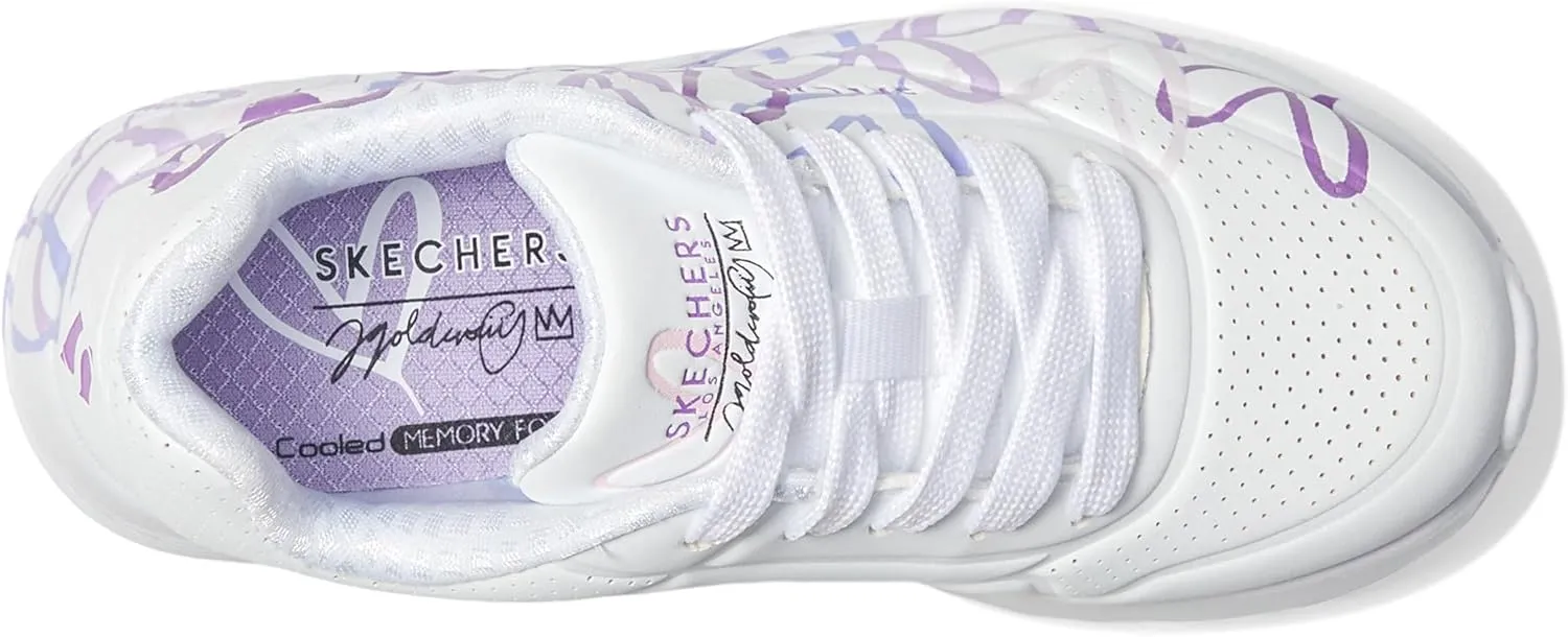 Skechers Girls' Uno Lite spread the Love