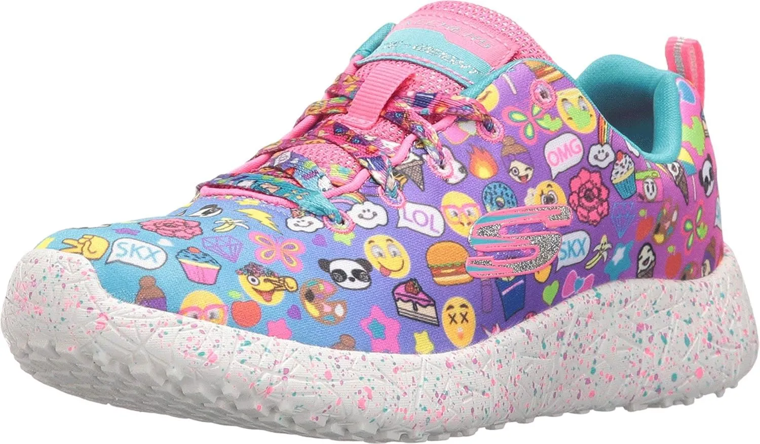 Skechers Kids Girls Burst Athletic Sneaker (Little Kid/Big Kid)