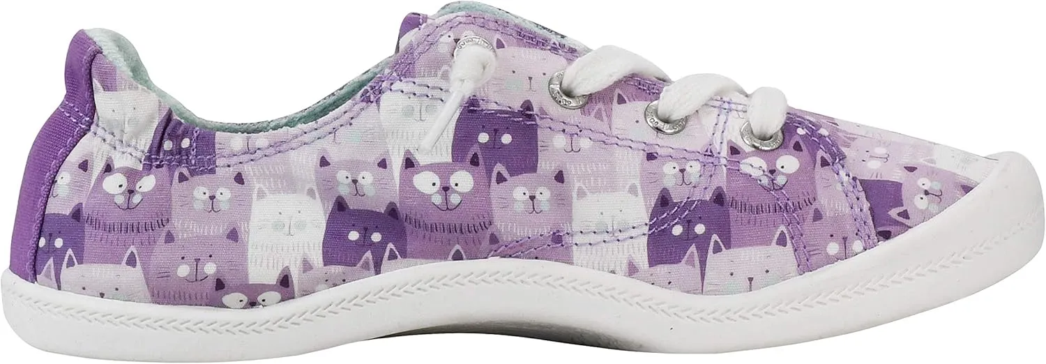 Skechers Women's Beach Bingo-Kitty Concert Sneaker