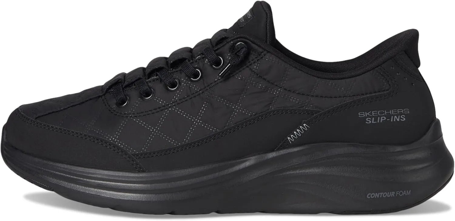 SKECHERS Women's Contour Foam-Cozy Fit Hands Free Slip-ins Sneaker
