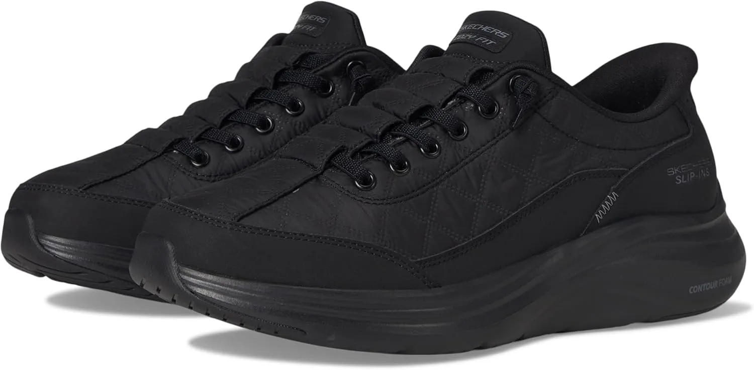 SKECHERS Women's Contour Foam-Cozy Fit Hands Free Slip-ins Sneaker
