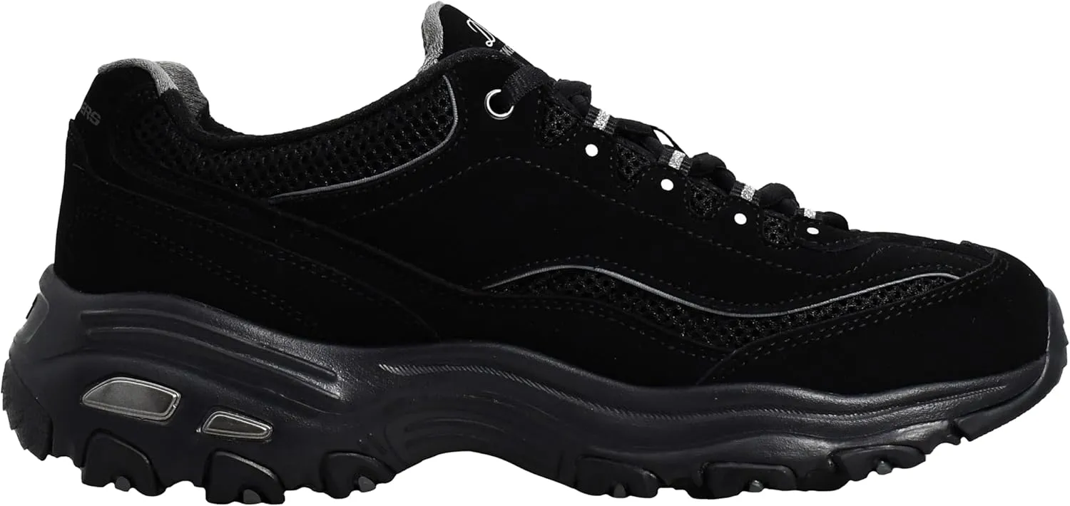 Skechers Women's D'Lites-Life Saver Memory Foam Lace-up Sneaker