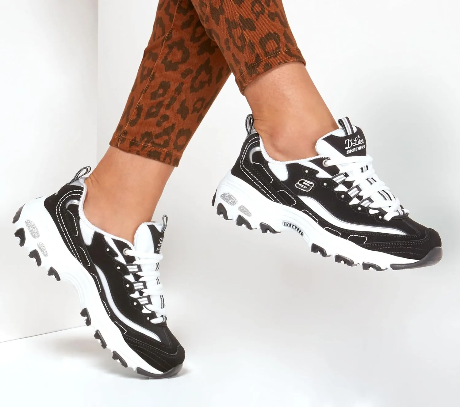 Skechers Women's D'Lites-Play on Fashion Sneaker