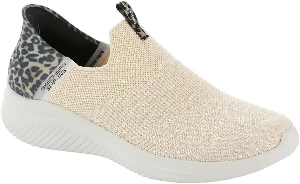 SKECHERS Women's Hands Free Slip-ins Ultra Flex 3.0 Natural Step Sneaker