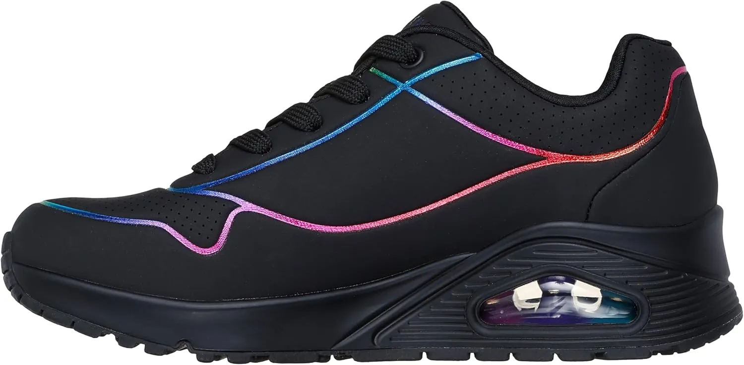 Skechers Women's Uno-Electric Lines Sneaker