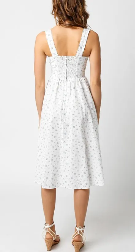 Sleeveless Floral Midi Dress
