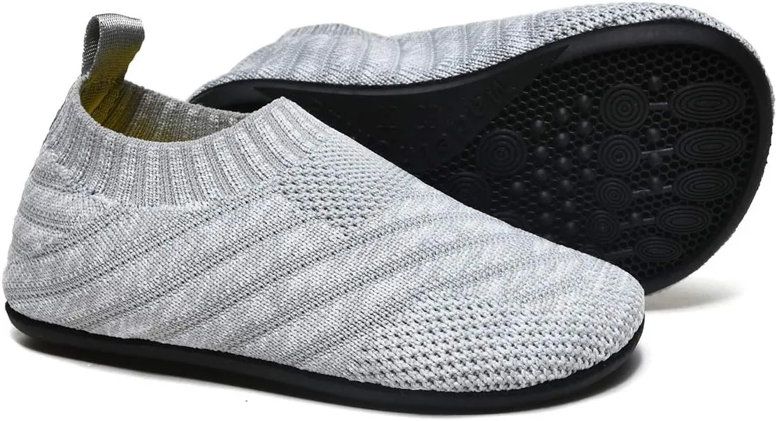 SLEVEL Comfort Toddler Slippers Lightweight Little Kids Indoor Non Slip Grip Around The House Home Shoes for Boys Girls