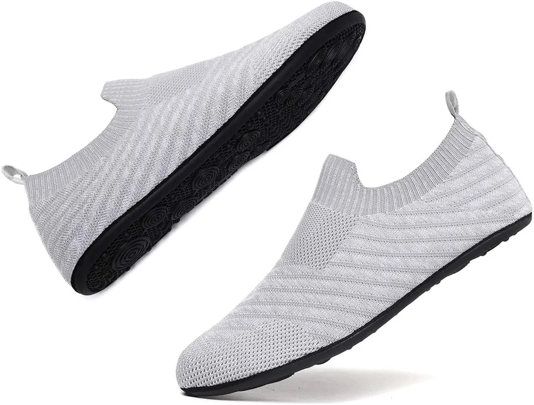 SLEVEL Lightweight Non Slip Travel Indoor Grip House Slipper Socks Unisex Adult Around The House Floor Home Shoes for Women Men