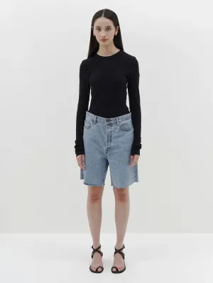 Slim Superfine Rib Long Sleeve T-Shirt