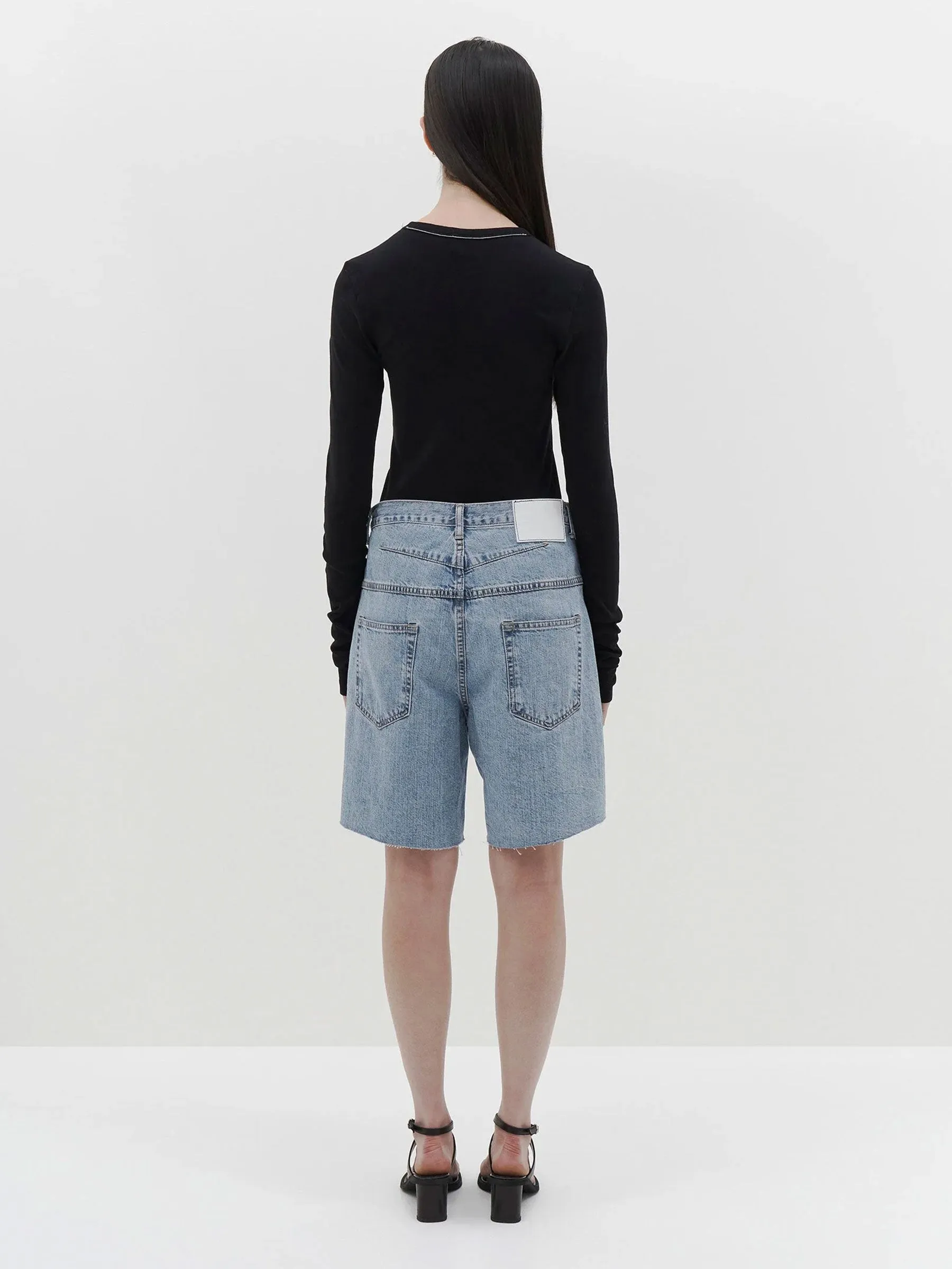 Slim Superfine Rib Long Sleeve T-Shirt