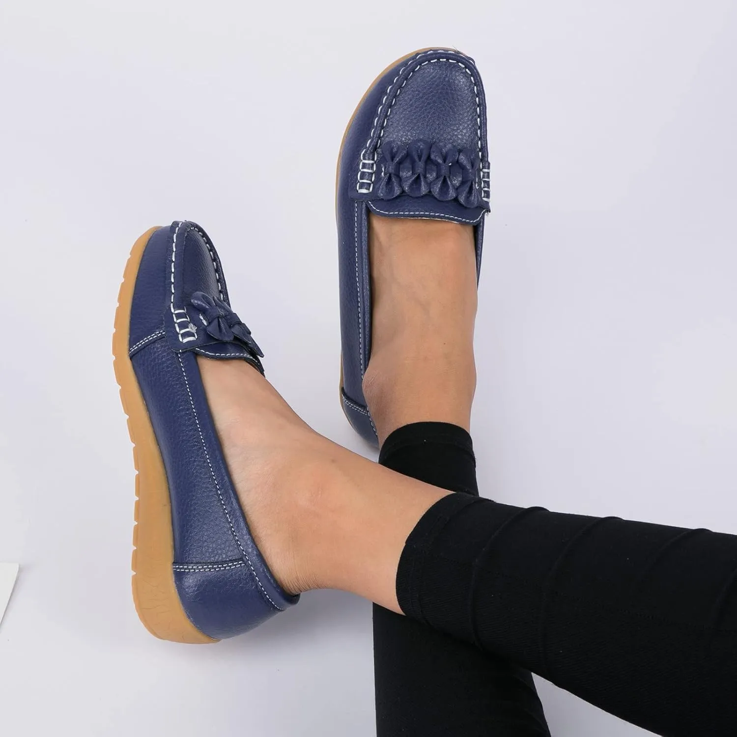 Slip On Women Comfort Walking Flat Loafers Casual Shoes Driving Loafers Walking Shoes for Women Flip Flop Shoes Women