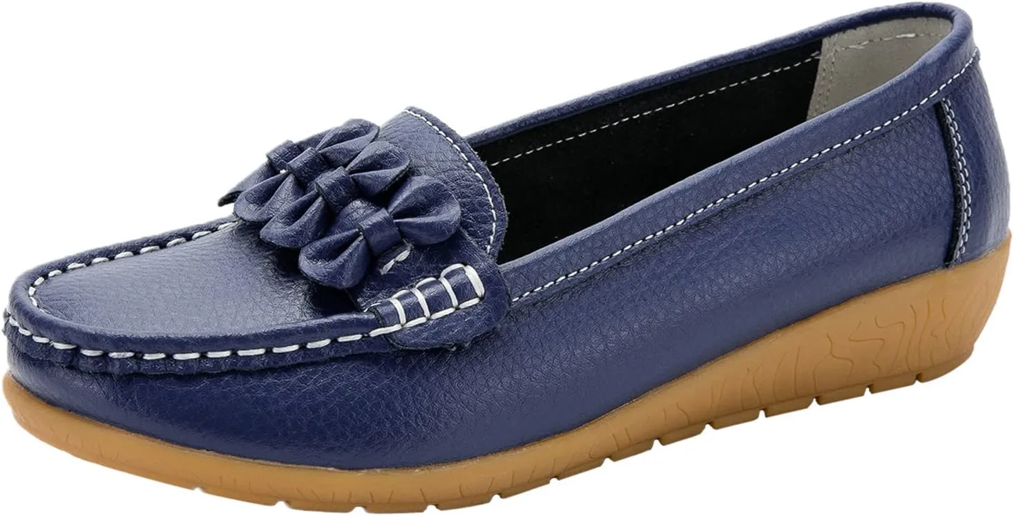 Slip On Women Comfort Walking Flat Loafers Casual Shoes Driving Loafers Walking Shoes for Women Flip Flop Shoes Women
