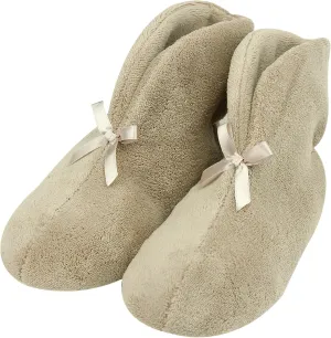 Slipper Boots for Women Non-Slip Warm Plush Lining House Shoes Coral Velvet Indoor Winter Bootie Slippers
