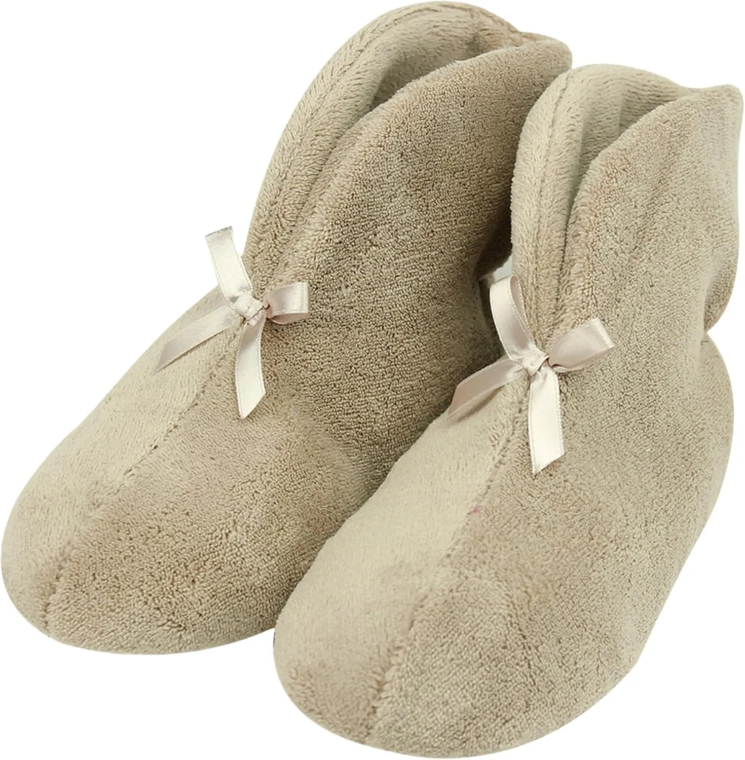 Slipper Boots for Women Non-Slip Warm Plush Lining House Shoes Coral Velvet Indoor Winter Bootie Slippers