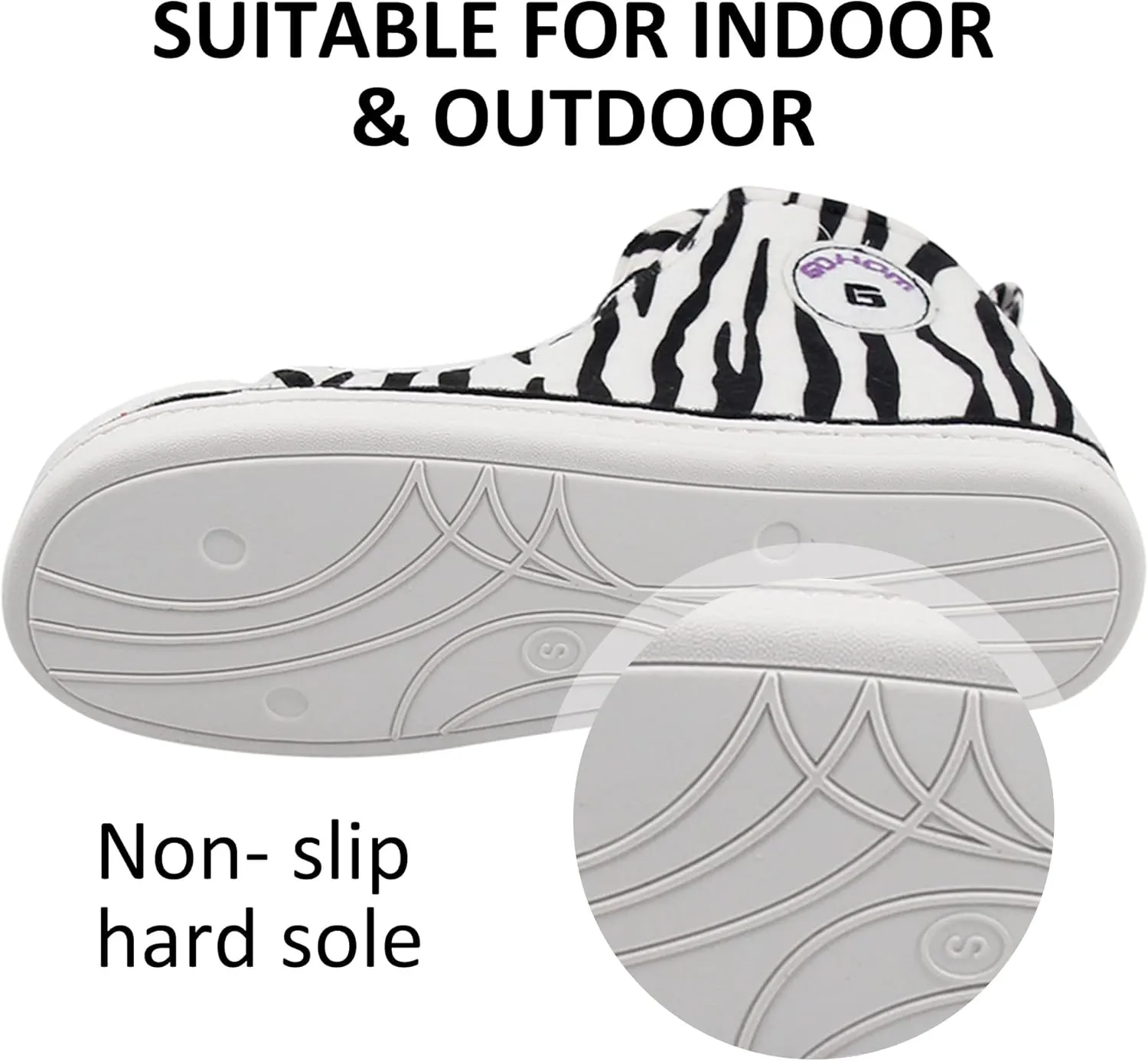 Sneaker Slippers for Women Fashion Indoor House Slipper Boots, Women's Super Soft Warm High Top Plush House Shoes for Women Slippers