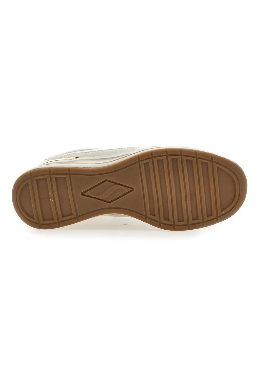 Sneakers Bianche con Zeppa SKECHERS BILLION 2 FINE SHINE