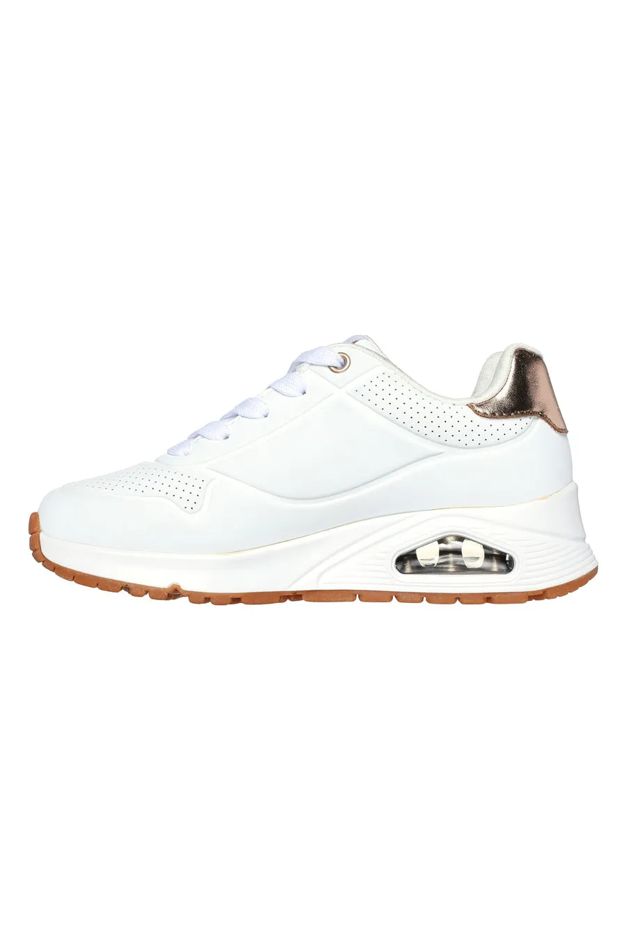 Sneakers Bianche SKechers Uno Gen1 Shimmer Away
