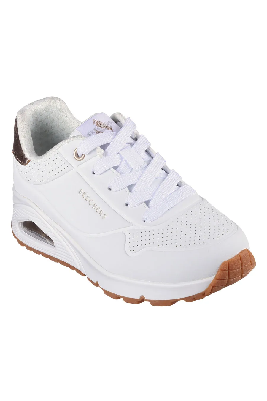 Sneakers Bianche SKechers Uno Gen1 Shimmer Away