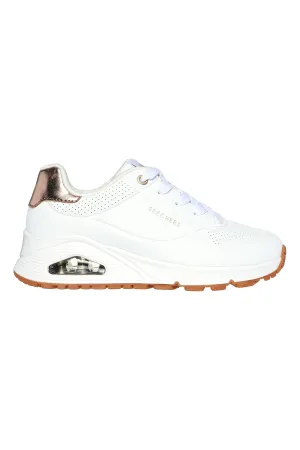 Sneakers Bianche SKechers Uno Gen1 Shimmer Away