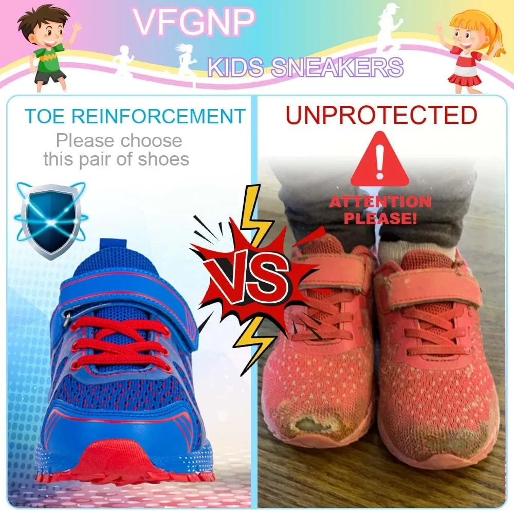 Sneakers for Boys and Girls, Kids Tennis Running Shoes, Lightweight Breathable Sport Athletic Shoe