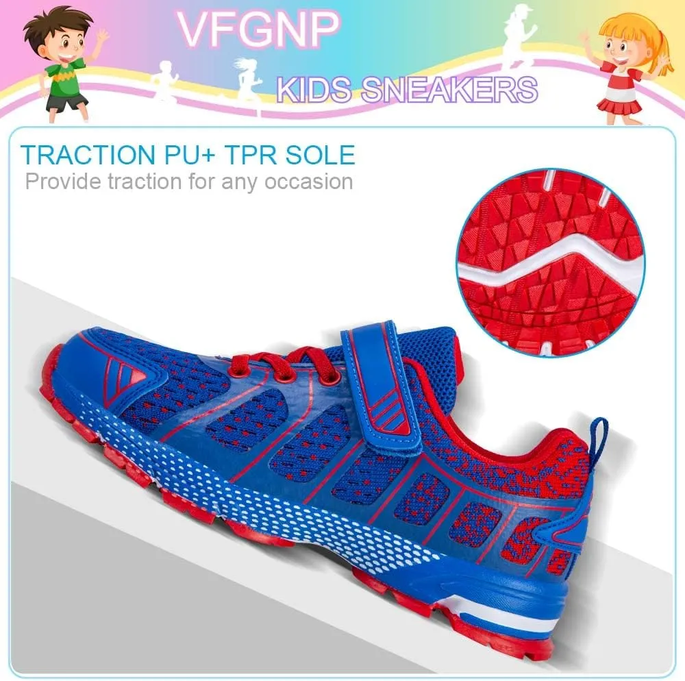 Sneakers for Boys and Girls, Kids Tennis Running Shoes, Lightweight Breathable Sport Athletic Shoe