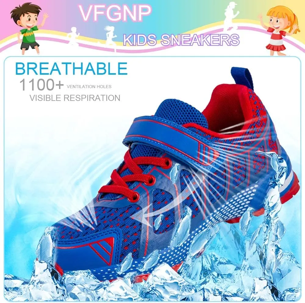Sneakers for Boys and Girls, Kids Tennis Running Shoes, Lightweight Breathable Sport Athletic Shoe
