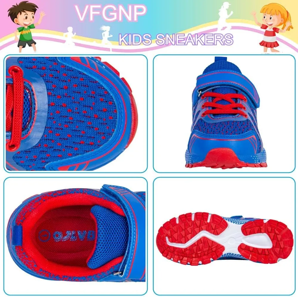 Sneakers for Boys and Girls, Kids Tennis Running Shoes, Lightweight Breathable Sport Athletic Shoe
