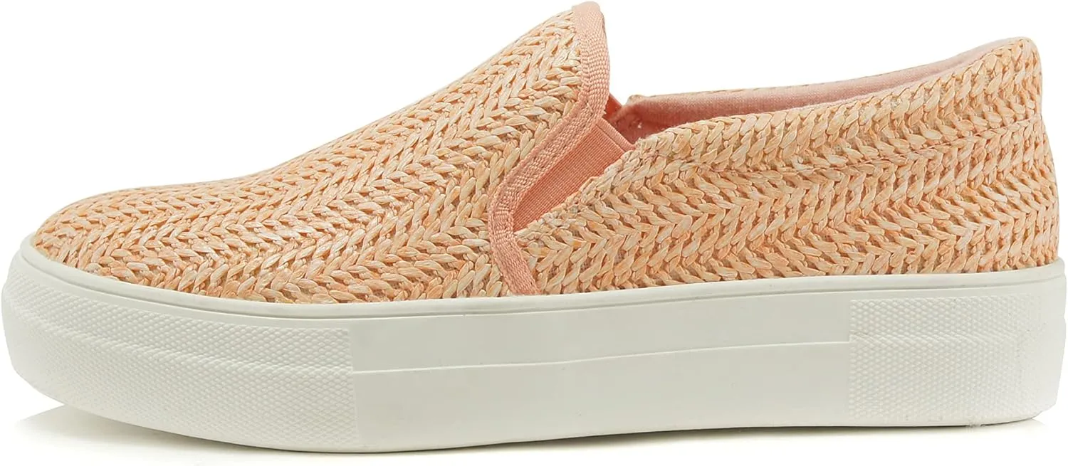 Soda TOPSHOE ave- Hike Platform Slip- On Sneaker w/Cushion Foam
