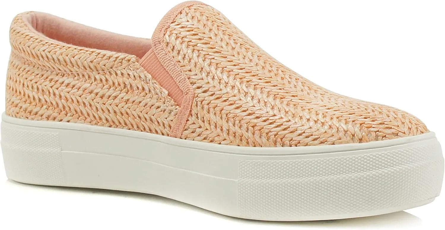 Soda TOPSHOE ave- Hike Platform Slip- On Sneaker w/Cushion Foam