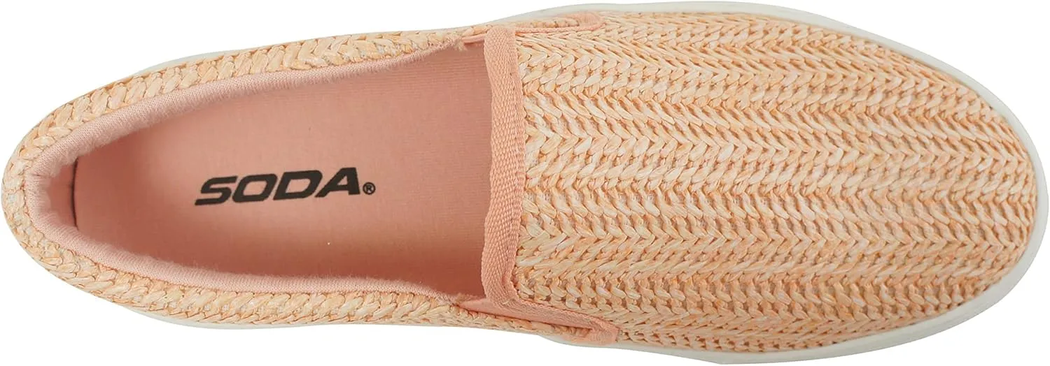 Soda TOPSHOE ave- Hike Platform Slip- On Sneaker w/Cushion Foam