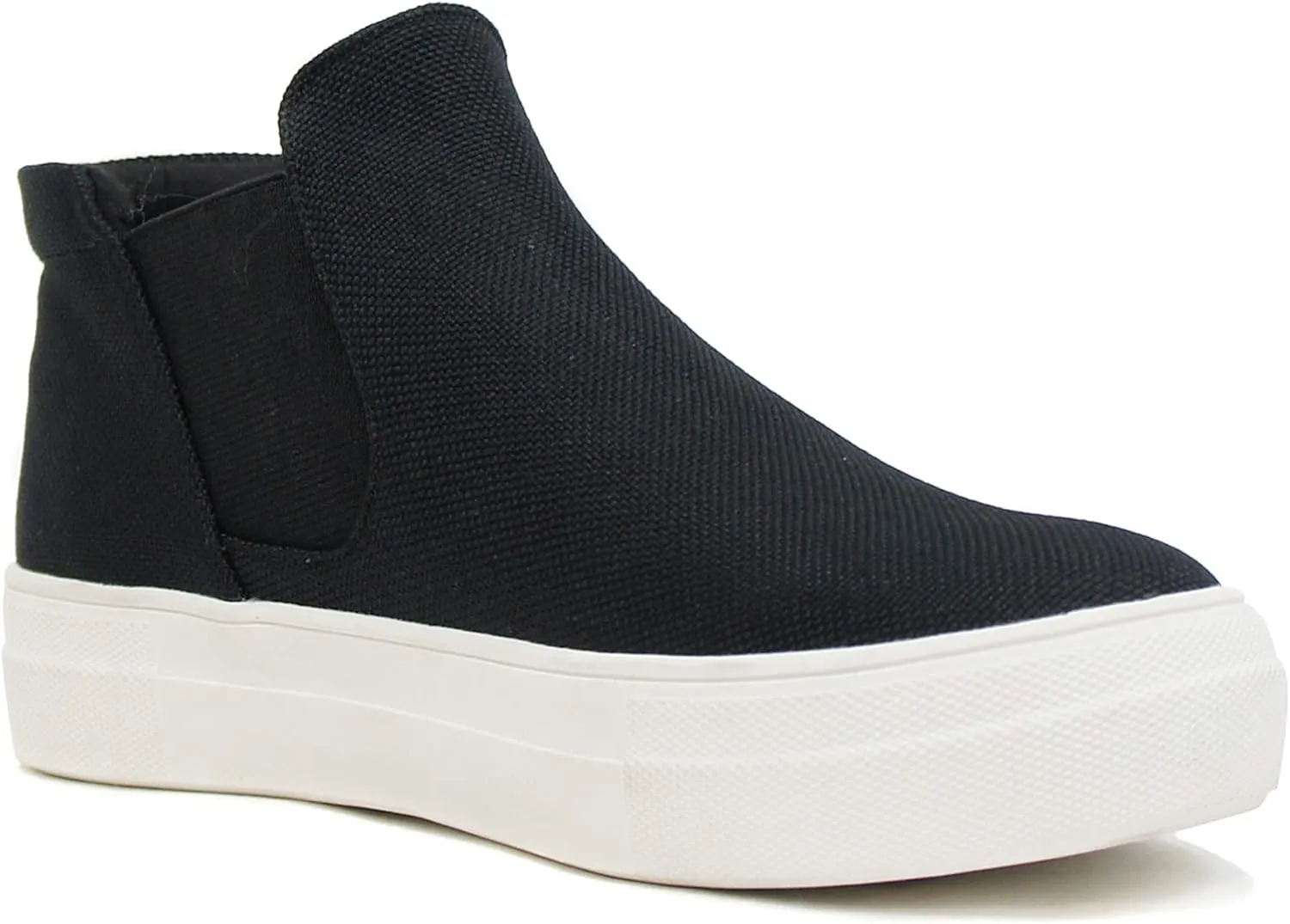 Soda Woods ~ Slip On High Top Twin Gore Double Layer Foam Padded Cushion Sock Fashion Sneakers
