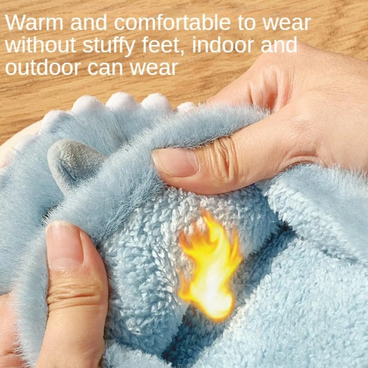 Soft Shark Plush Slippers House Slippers Indoor Outdoor Closed Back Slipper for Women and Men